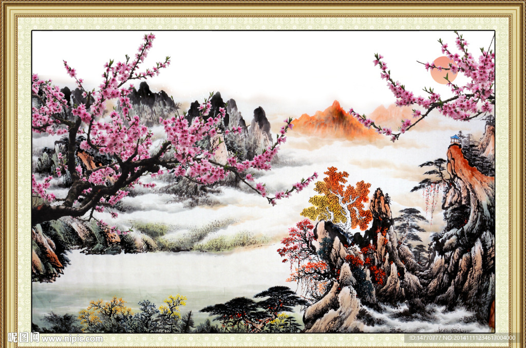 梅花国画图