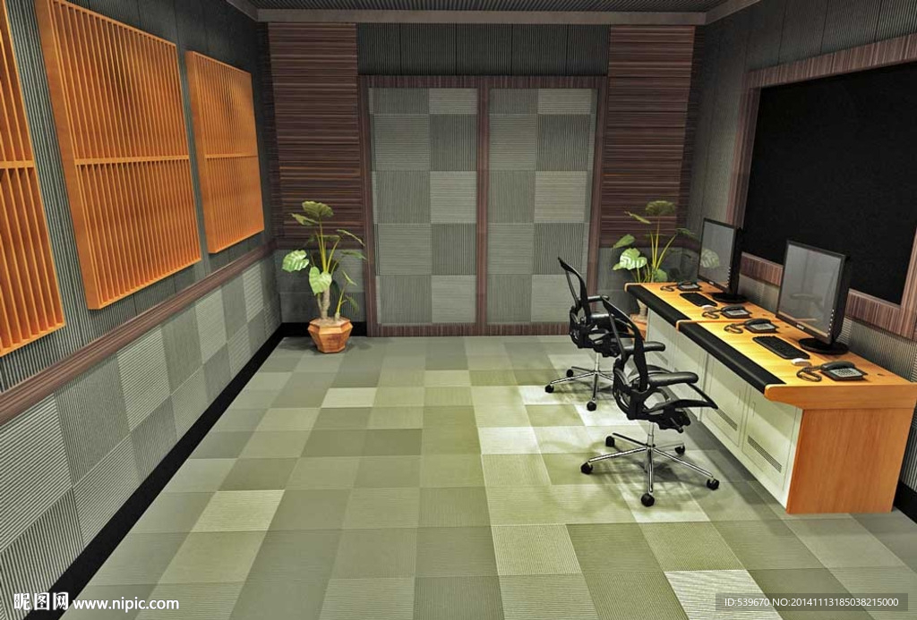 演播室监控中心控制室