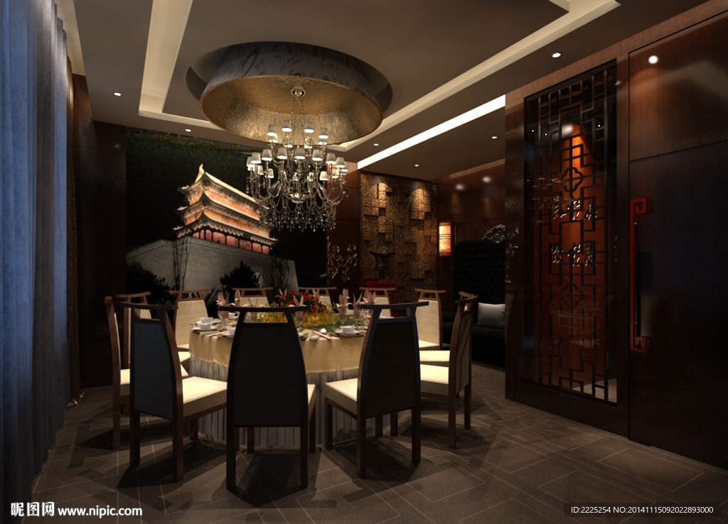 中式包间餐厅
