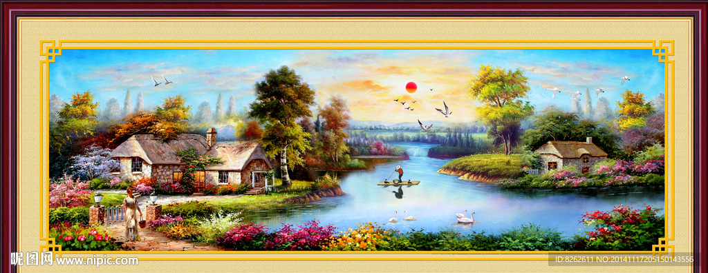 油画风景