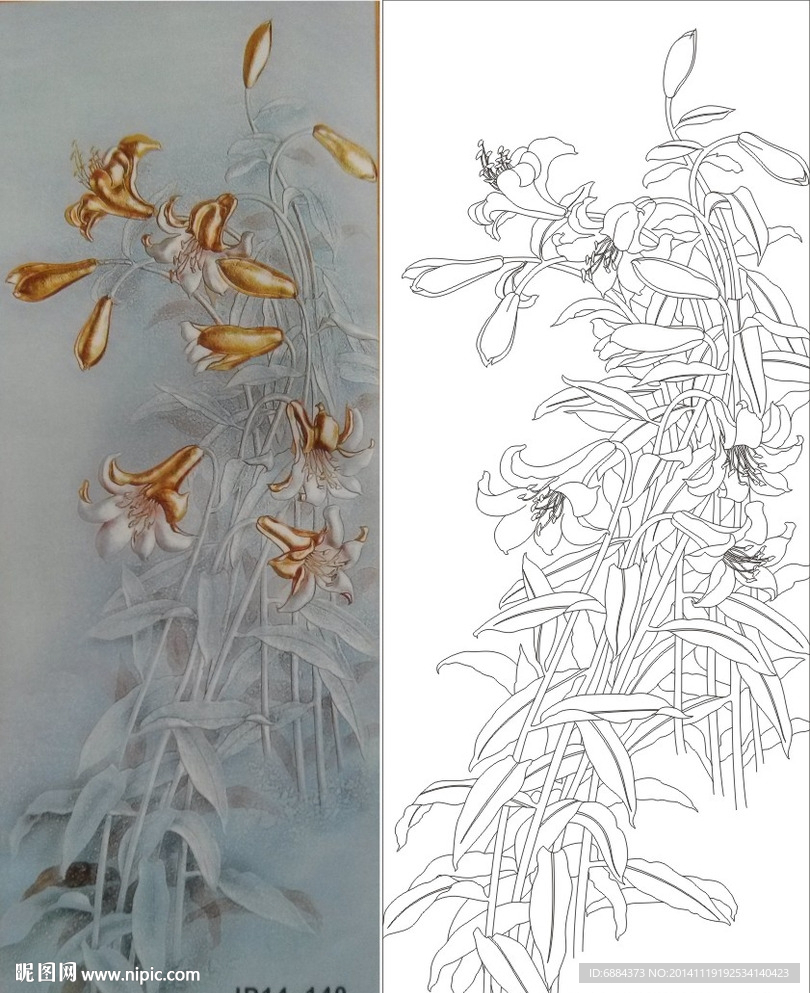 百合花