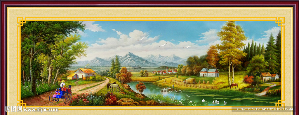 油画风景