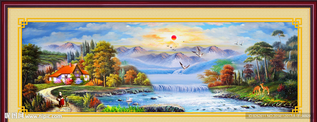 油画风景