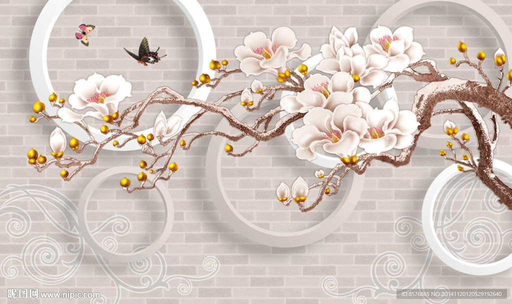 玉兰花开