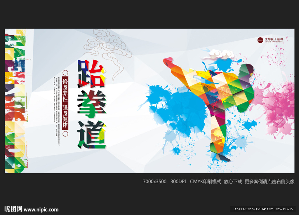 跆拳道 中国风