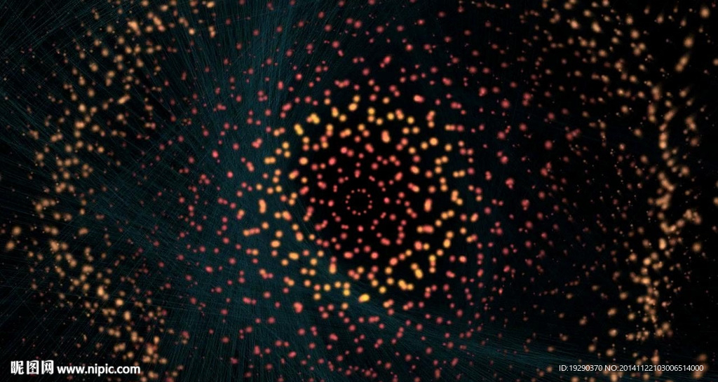 3D大气迷幻粒子素材
