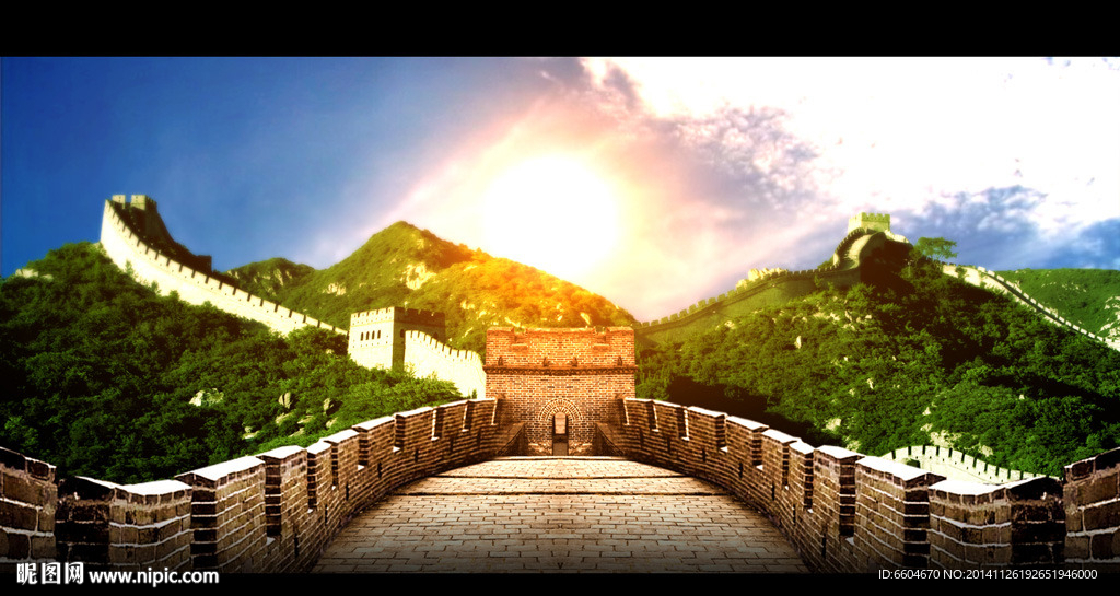 ED系列长城蓝天日出