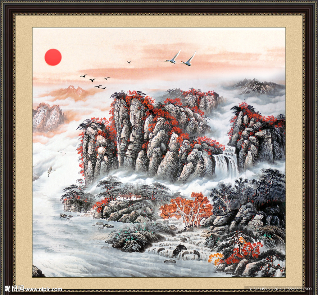 巨幅国画高清