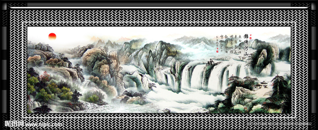 国画山水画