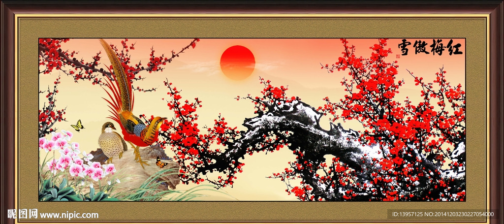 梅花国画