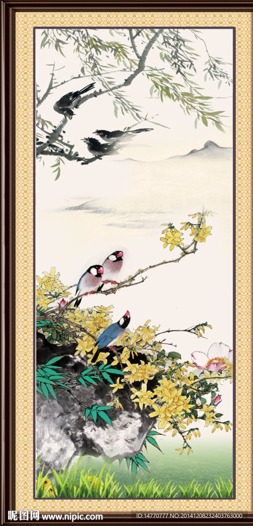 花鸟图装饰画