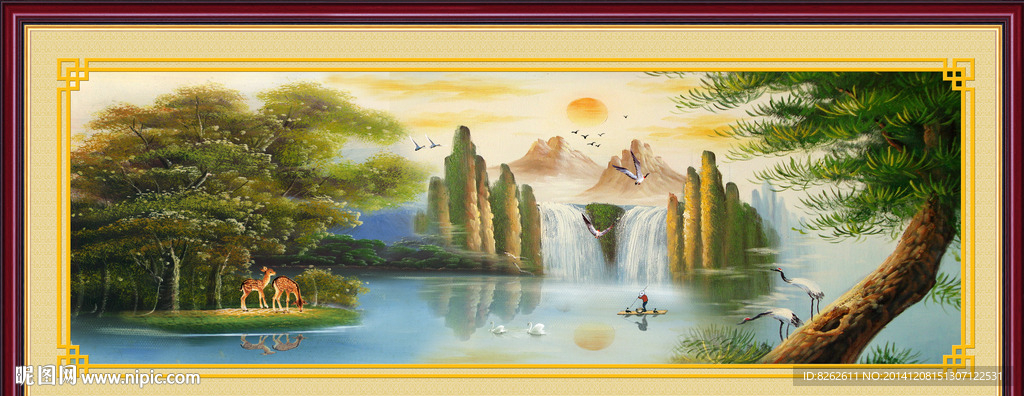 油画风景