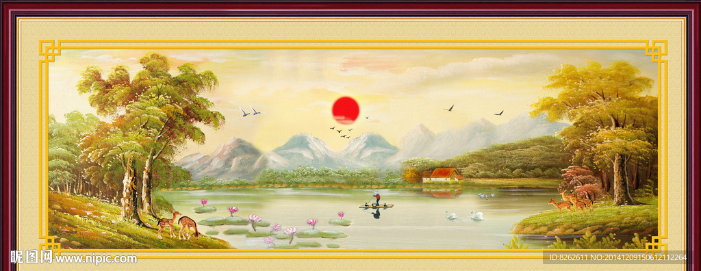 油画风景