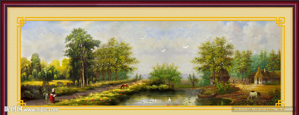 油画风景