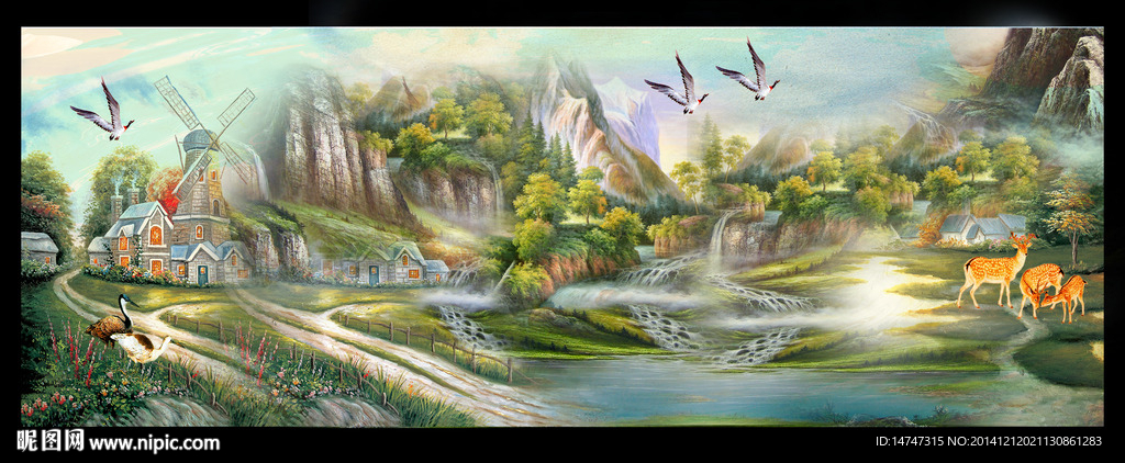 风景油画