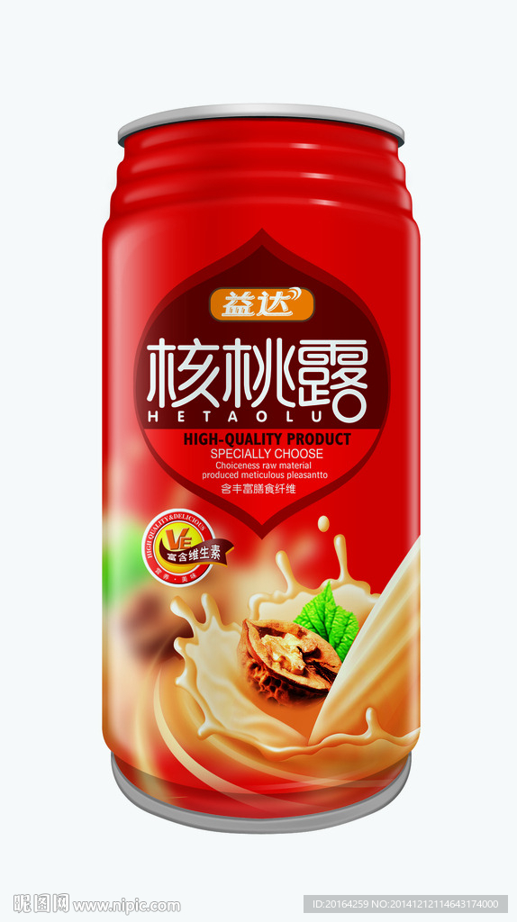 核桃露包装