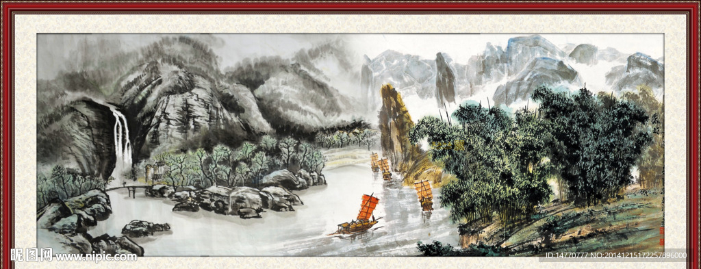 国画水墨图