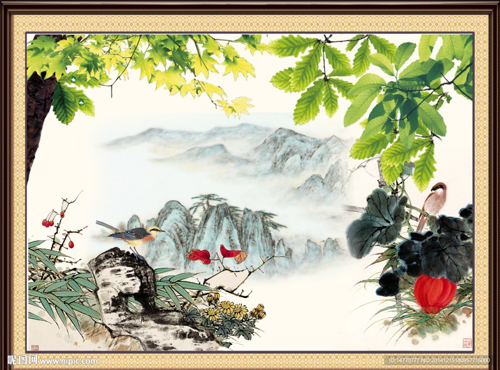 国画花鸟图