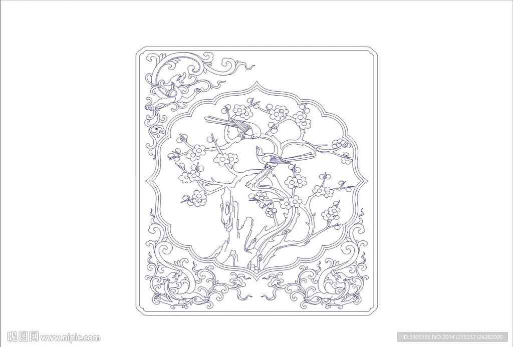 花纹雕刻