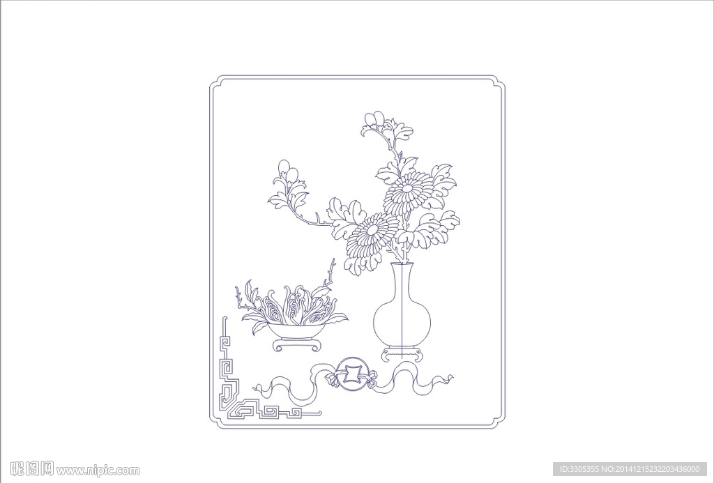 花纹雕刻