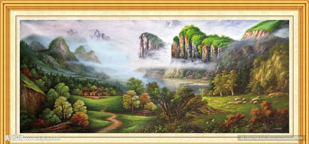 油画风景