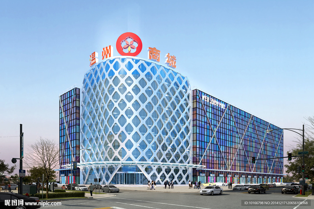 商场外观模型