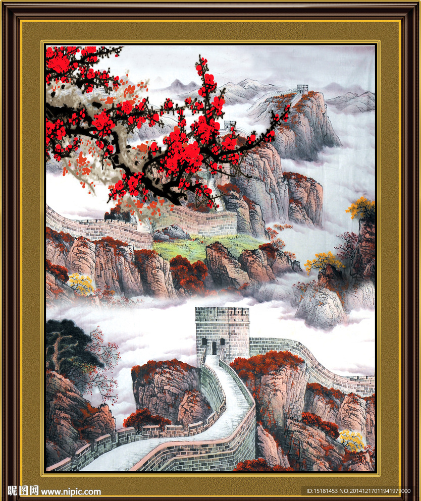 长城装饰画