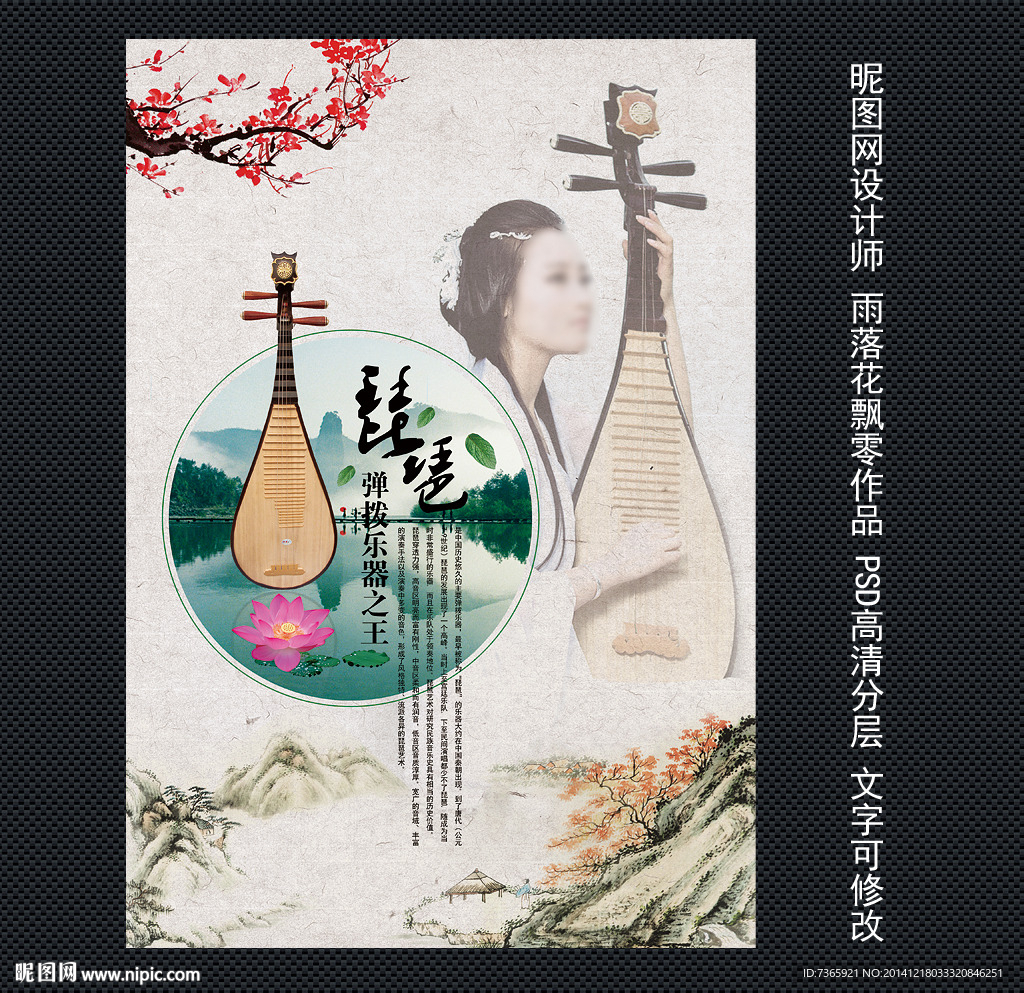 琵琶海报