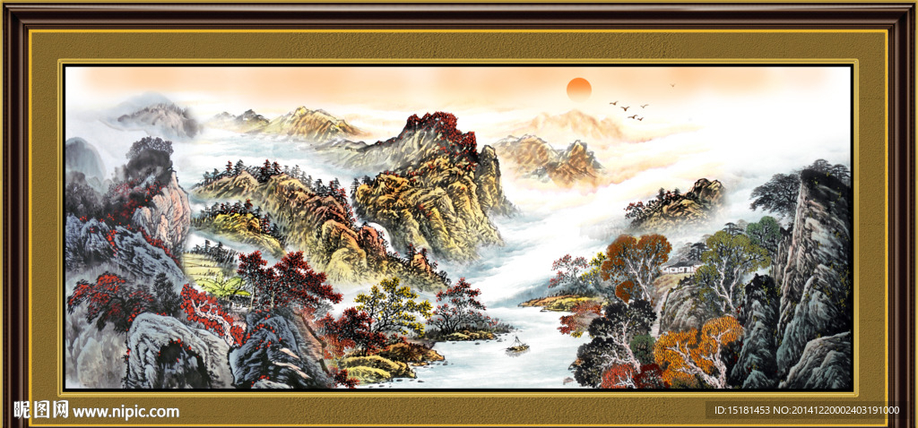 国画山水