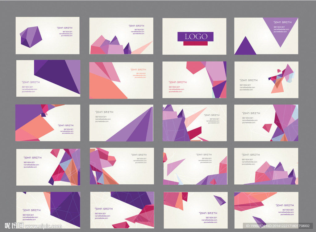 彩色名片 背景名片