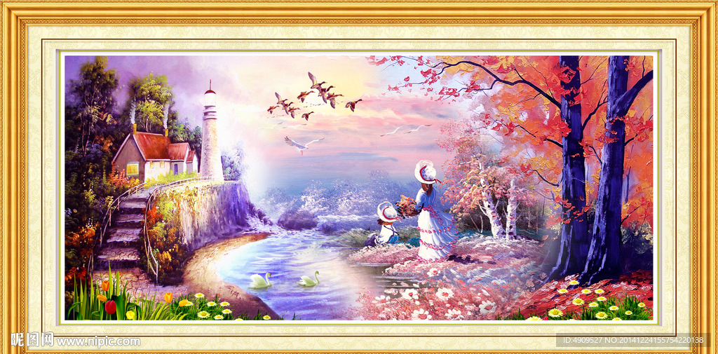 油画风景