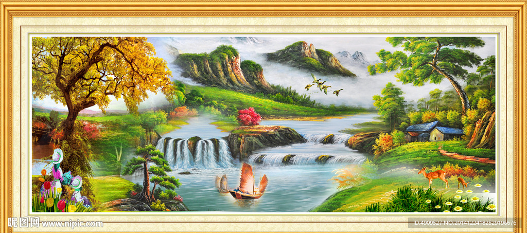 山水画