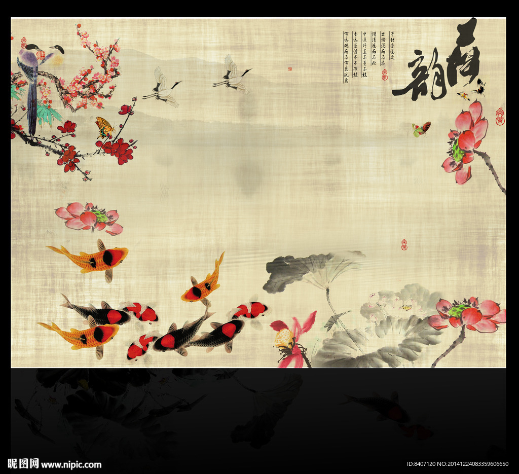 荷花图
