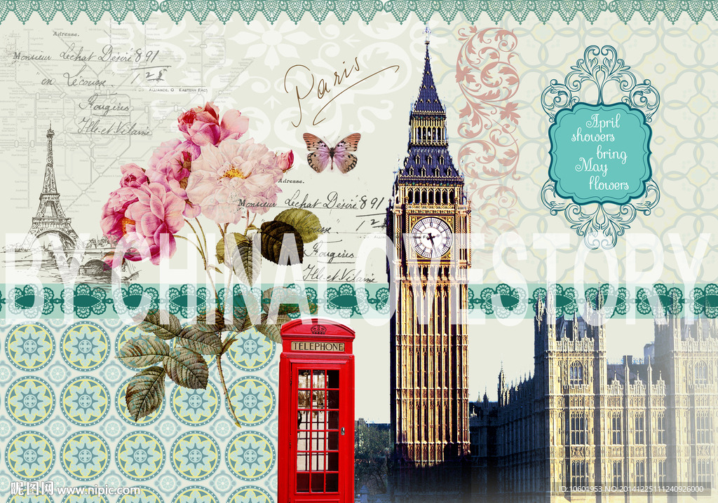 欧美风格装饰画