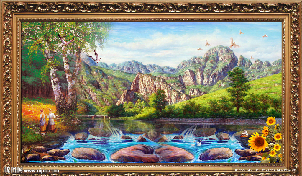 油画风景
