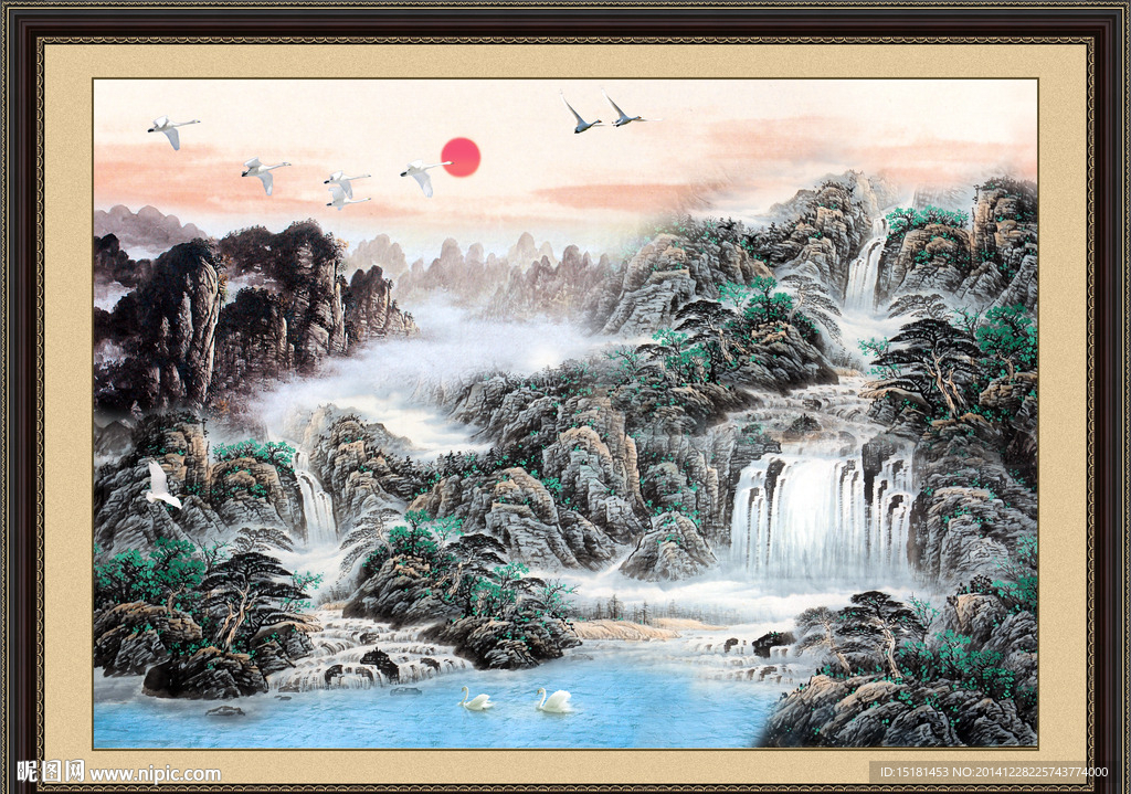 山水国画