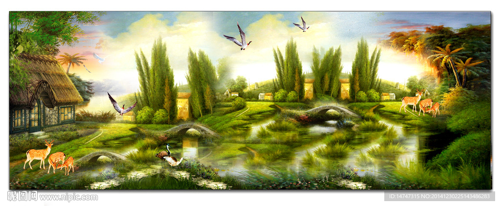 风景油画