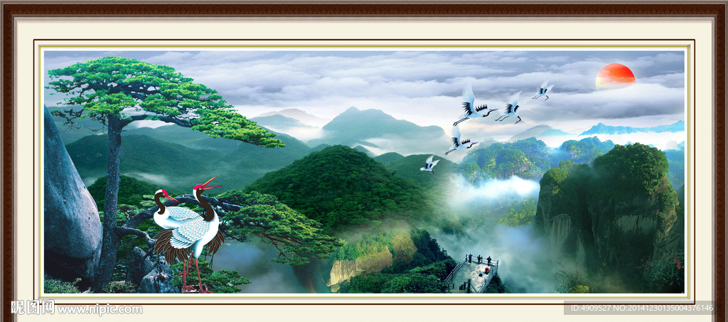 山水风景画