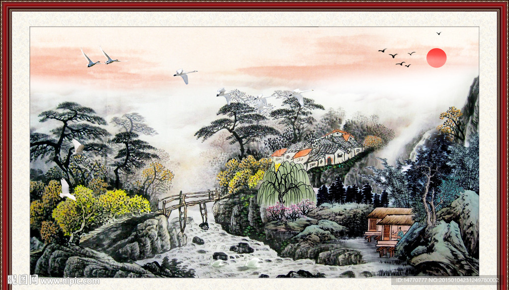 风景国画
