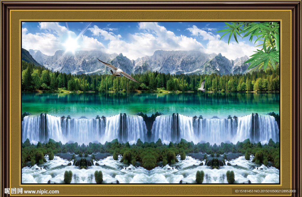 流水山水