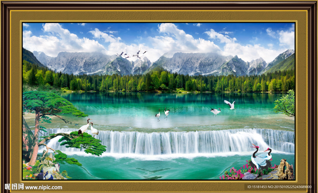 迎客松风景