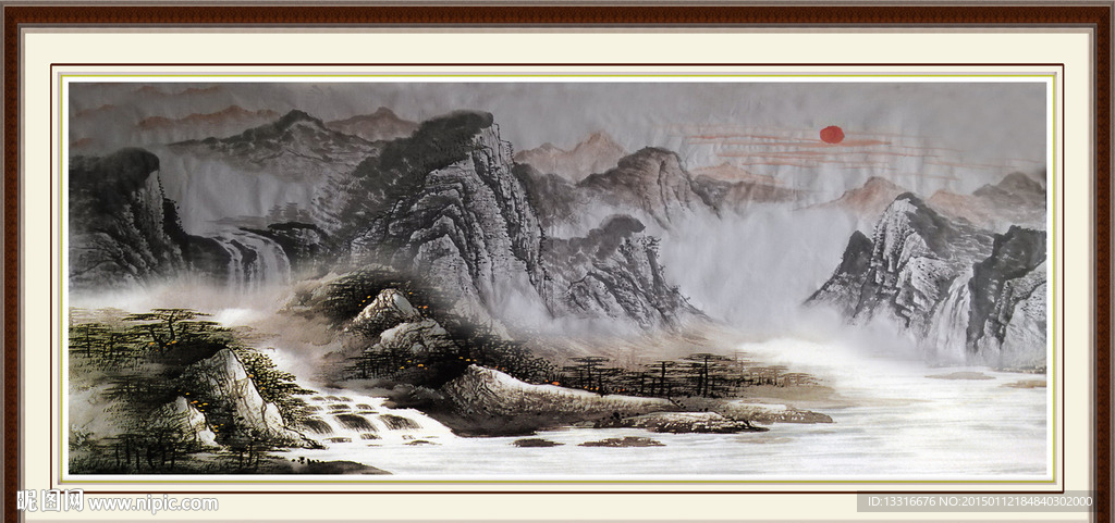 水墨风景画