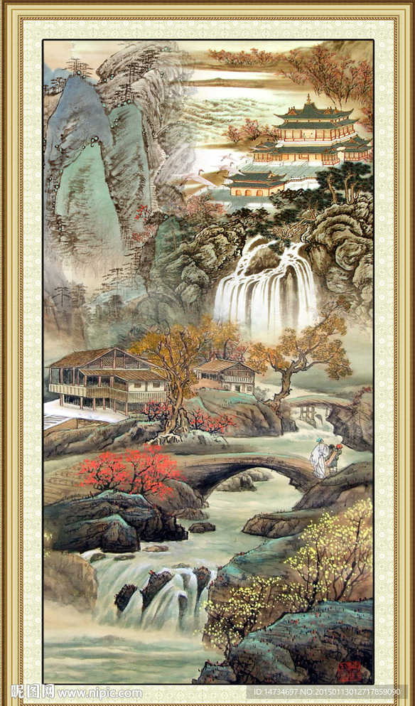 国画山水