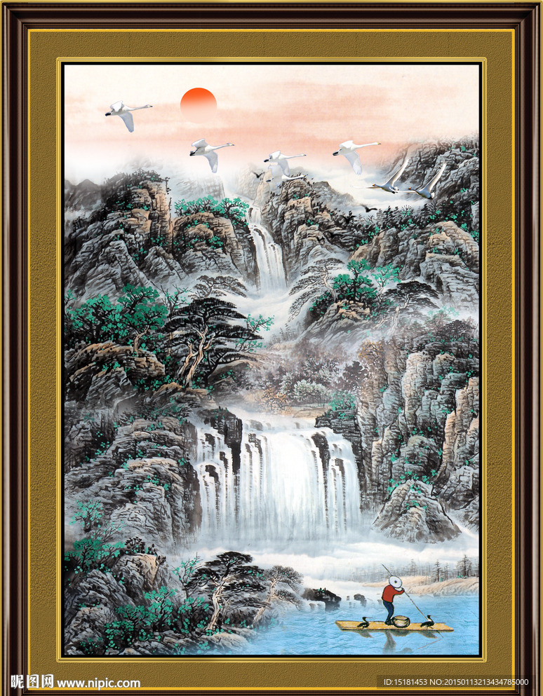 国画山水