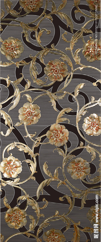 欧式图案 背景图案 移门图案