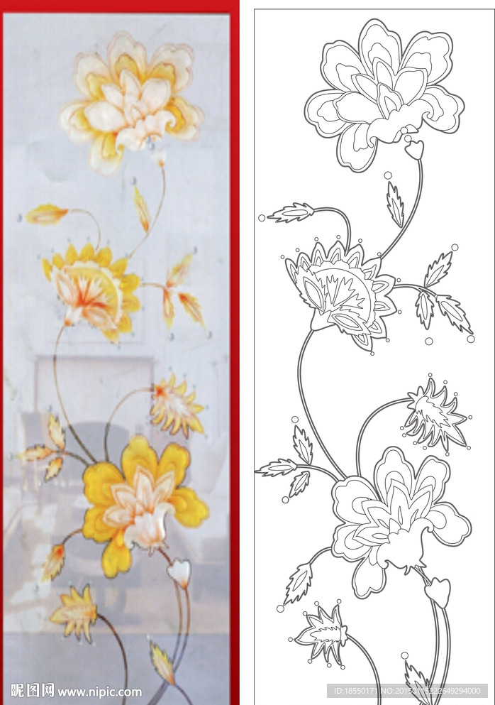 艺术玻璃 （注路径未闭合）