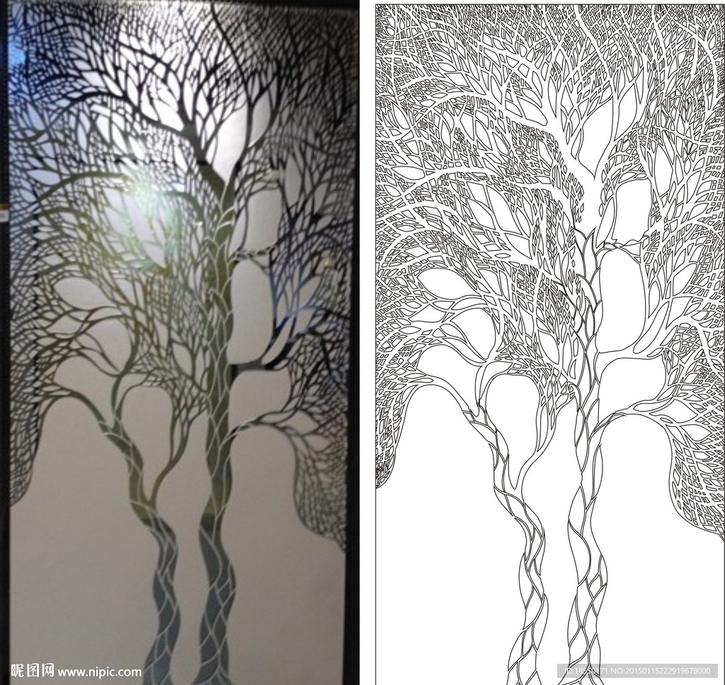 艺术玻璃 （注路径未闭合）