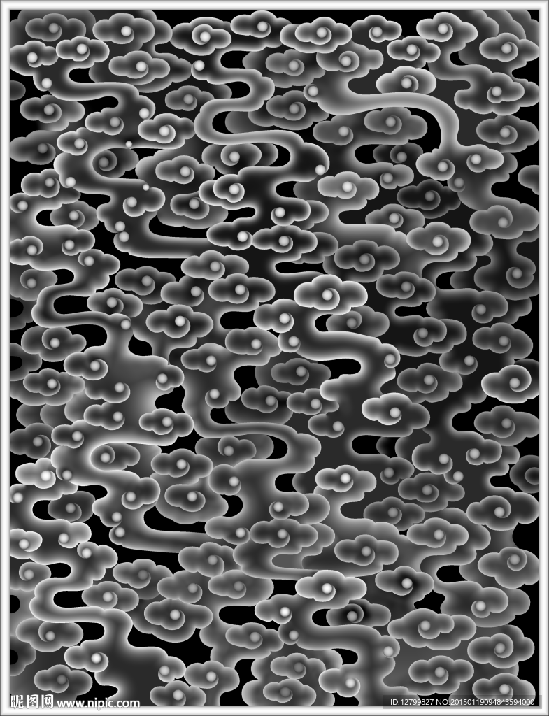 祥云灰度图