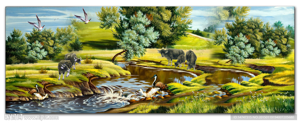 风景油画