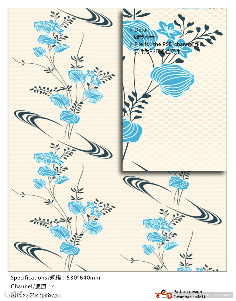 欧式花纹墙纸布艺 通道文件图片